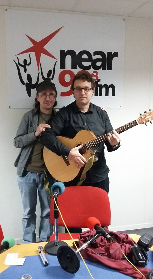 Vic Stathopoulos with Noel at Near Fm Sessions